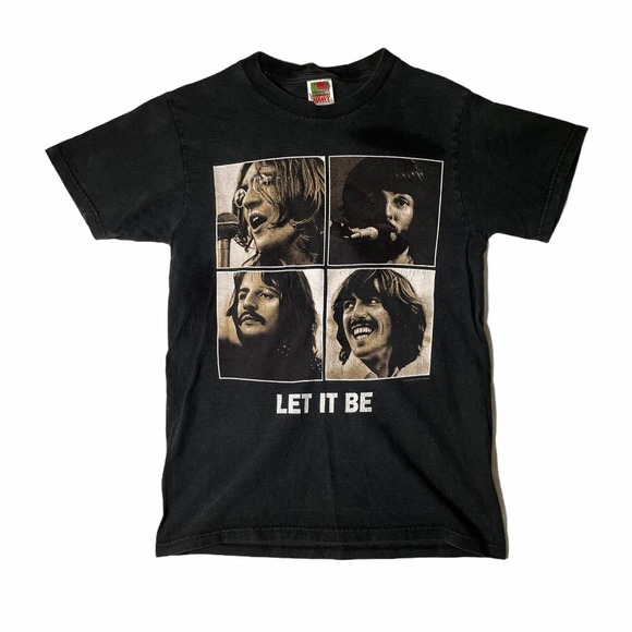 The Beatles Let It Be Club 13 T-Shirt Band Album Tee Size Medium - Picture 1 of 6